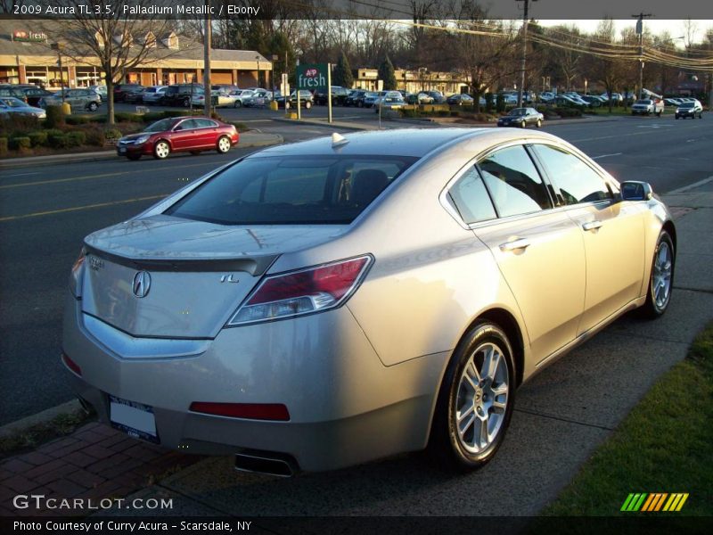 Palladium Metallic / Ebony 2009 Acura TL 3.5