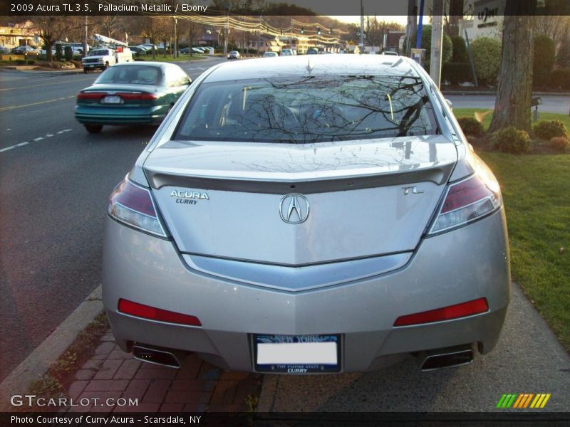 Palladium Metallic / Ebony 2009 Acura TL 3.5