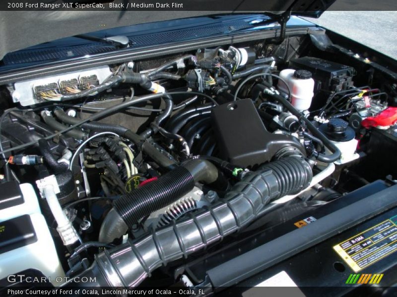 Black / Medium Dark Flint 2008 Ford Ranger XLT SuperCab