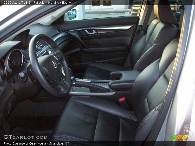 Palladium Metallic / Ebony 2009 Acura TL 3.5