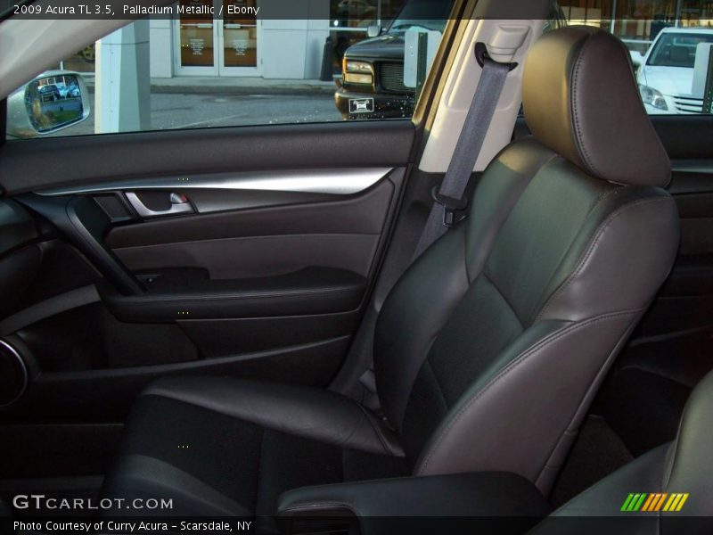 Palladium Metallic / Ebony 2009 Acura TL 3.5