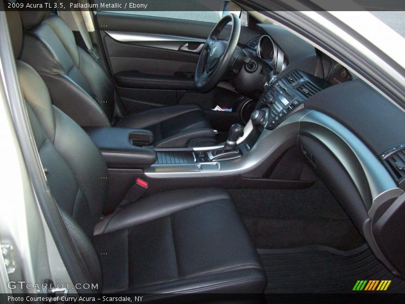 Palladium Metallic / Ebony 2009 Acura TL 3.5