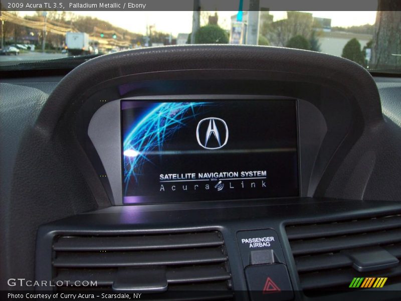 Palladium Metallic / Ebony 2009 Acura TL 3.5