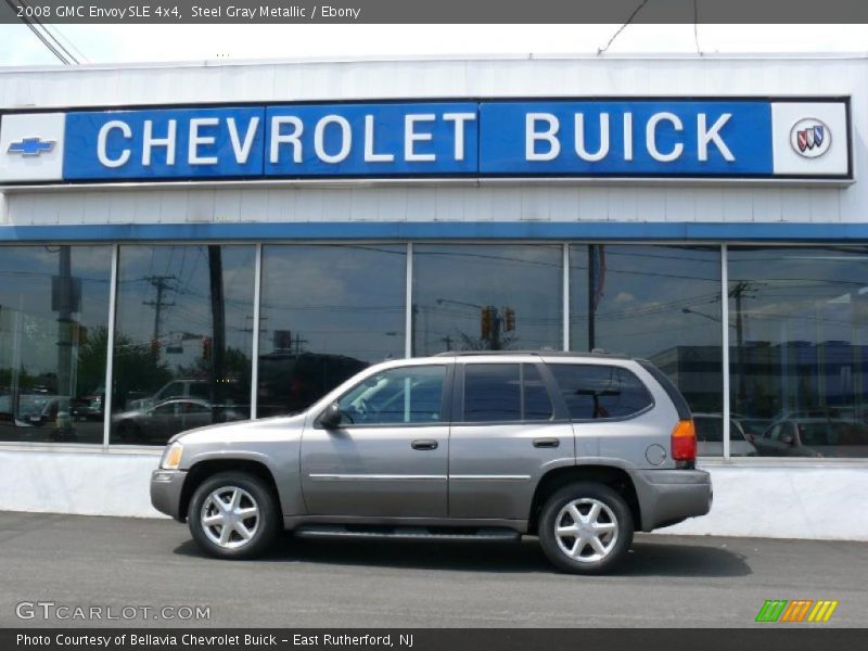 Steel Gray Metallic / Ebony 2008 GMC Envoy SLE 4x4