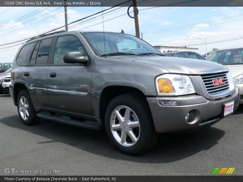 Steel Gray Metallic / Ebony 2008 GMC Envoy SLE 4x4