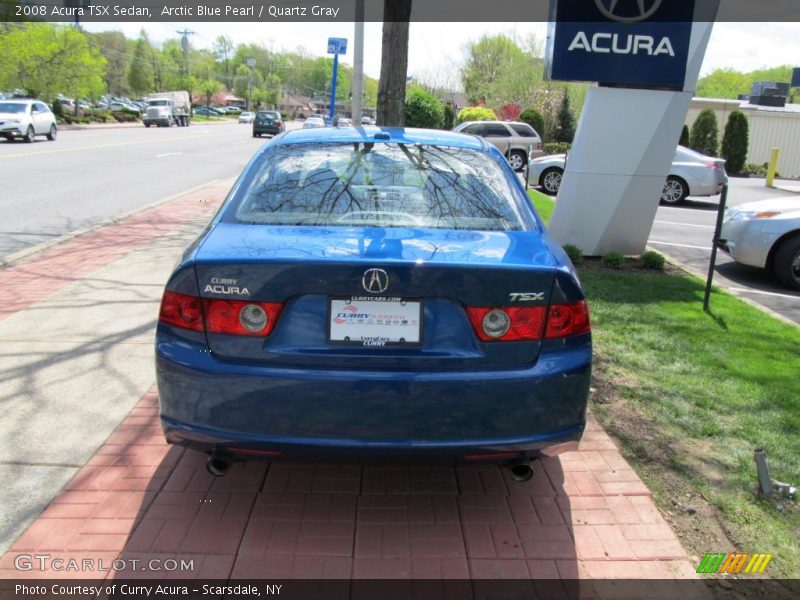 Arctic Blue Pearl / Quartz Gray 2008 Acura TSX Sedan