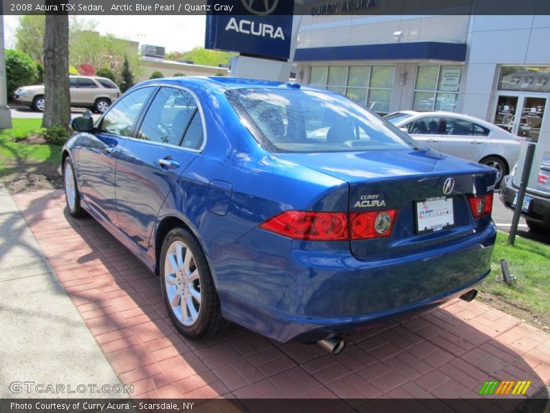 Arctic Blue Pearl / Quartz Gray 2008 Acura TSX Sedan