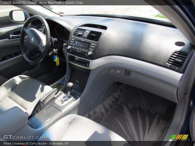 Arctic Blue Pearl / Quartz Gray 2008 Acura TSX Sedan