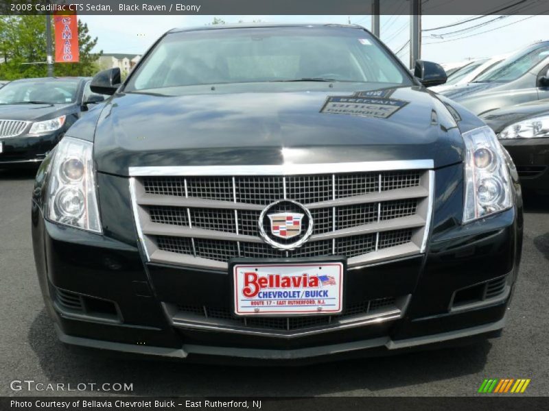 Black Raven / Ebony 2008 Cadillac CTS Sedan