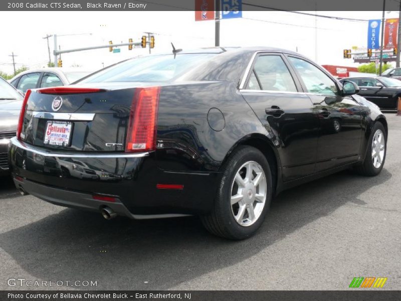 Black Raven / Ebony 2008 Cadillac CTS Sedan