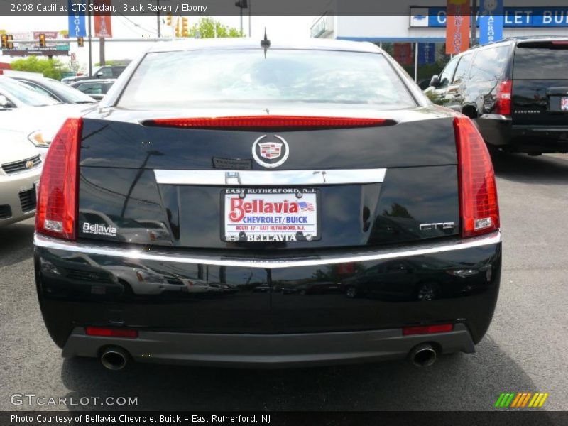 Black Raven / Ebony 2008 Cadillac CTS Sedan