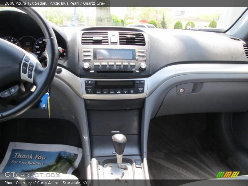 Arctic Blue Pearl / Quartz Gray 2008 Acura TSX Sedan