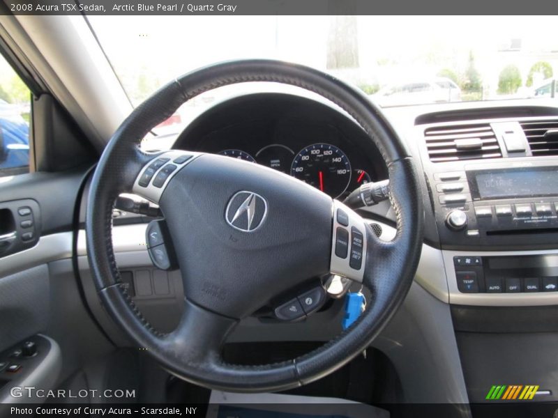 Arctic Blue Pearl / Quartz Gray 2008 Acura TSX Sedan