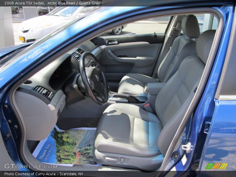 Arctic Blue Pearl / Quartz Gray 2008 Acura TSX Sedan