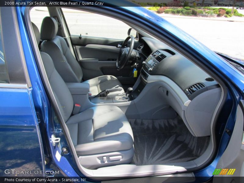 Arctic Blue Pearl / Quartz Gray 2008 Acura TSX Sedan
