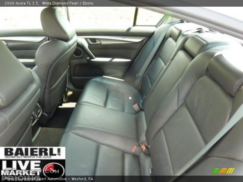 White Diamond Pearl / Ebony 2009 Acura TL 3.5