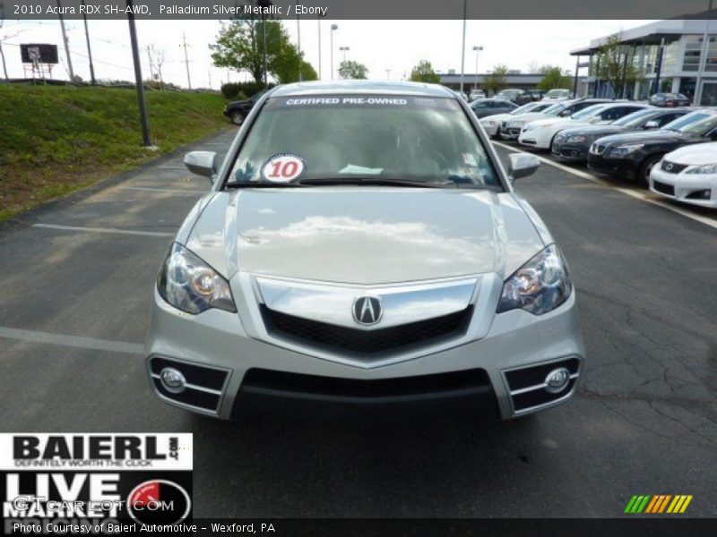 Palladium Silver Metallic / Ebony 2010 Acura RDX SH-AWD