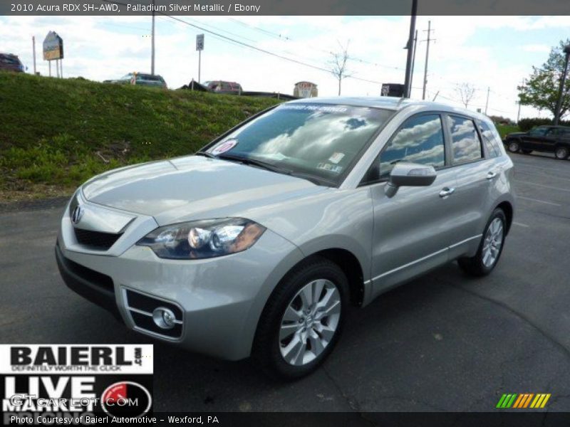 Palladium Silver Metallic / Ebony 2010 Acura RDX SH-AWD