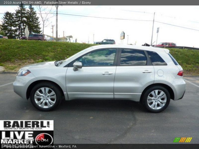 Palladium Silver Metallic / Ebony 2010 Acura RDX SH-AWD