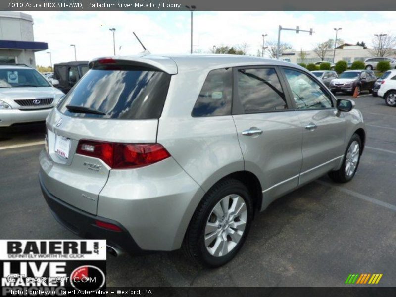 Palladium Silver Metallic / Ebony 2010 Acura RDX SH-AWD