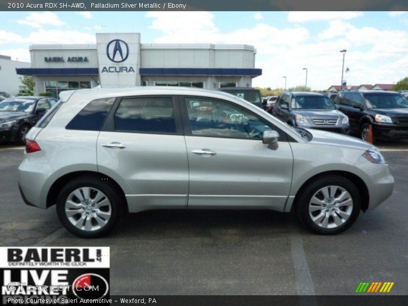 Palladium Silver Metallic / Ebony 2010 Acura RDX SH-AWD