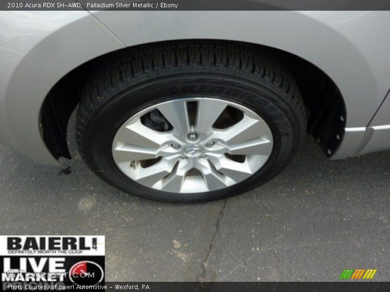 Palladium Silver Metallic / Ebony 2010 Acura RDX SH-AWD