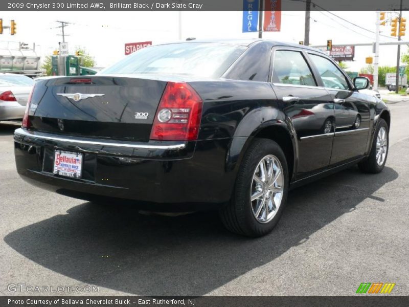 Brilliant Black / Dark Slate Gray 2009 Chrysler 300 Limited AWD