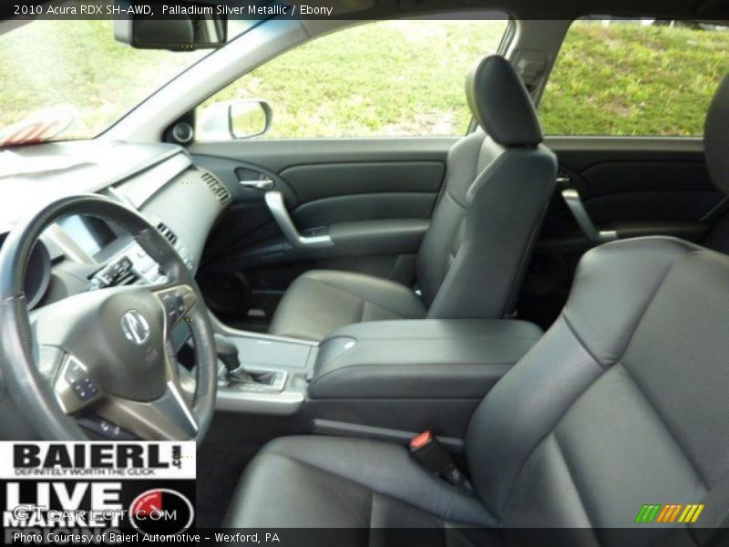 Palladium Silver Metallic / Ebony 2010 Acura RDX SH-AWD