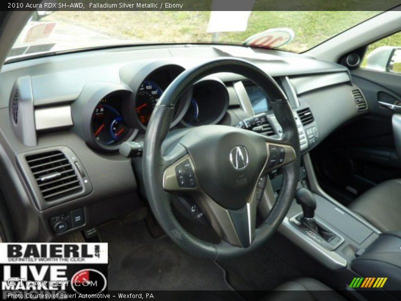 Palladium Silver Metallic / Ebony 2010 Acura RDX SH-AWD