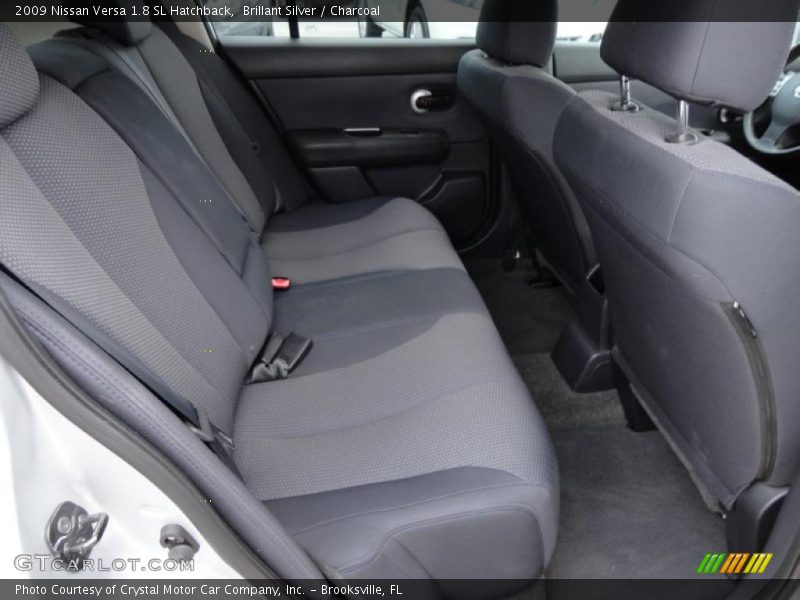 Brillant Silver / Charcoal 2009 Nissan Versa 1.8 SL Hatchback