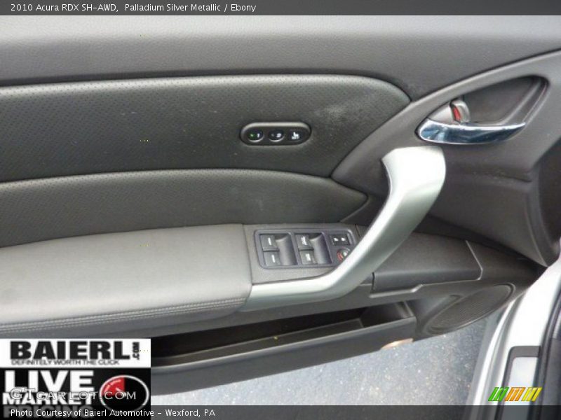 Palladium Silver Metallic / Ebony 2010 Acura RDX SH-AWD