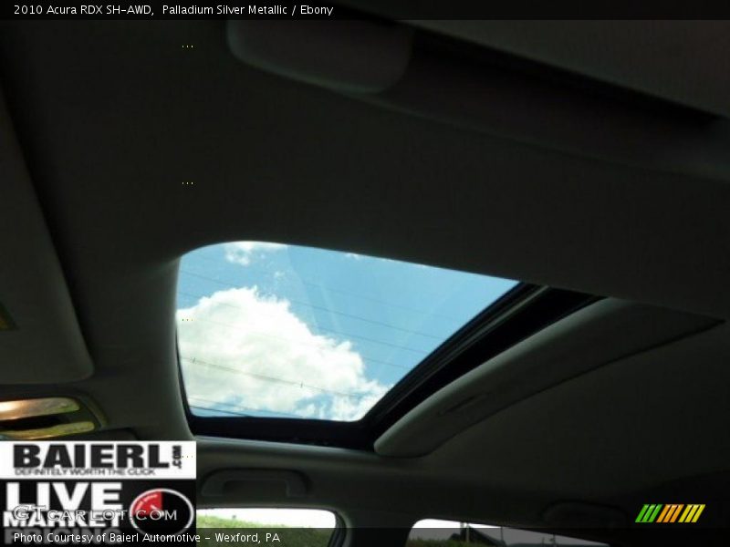 Palladium Silver Metallic / Ebony 2010 Acura RDX SH-AWD