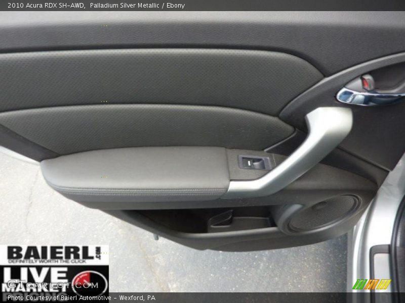 Palladium Silver Metallic / Ebony 2010 Acura RDX SH-AWD