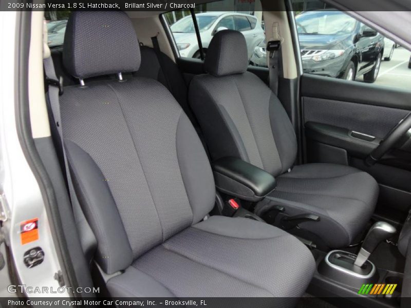 Brillant Silver / Charcoal 2009 Nissan Versa 1.8 SL Hatchback