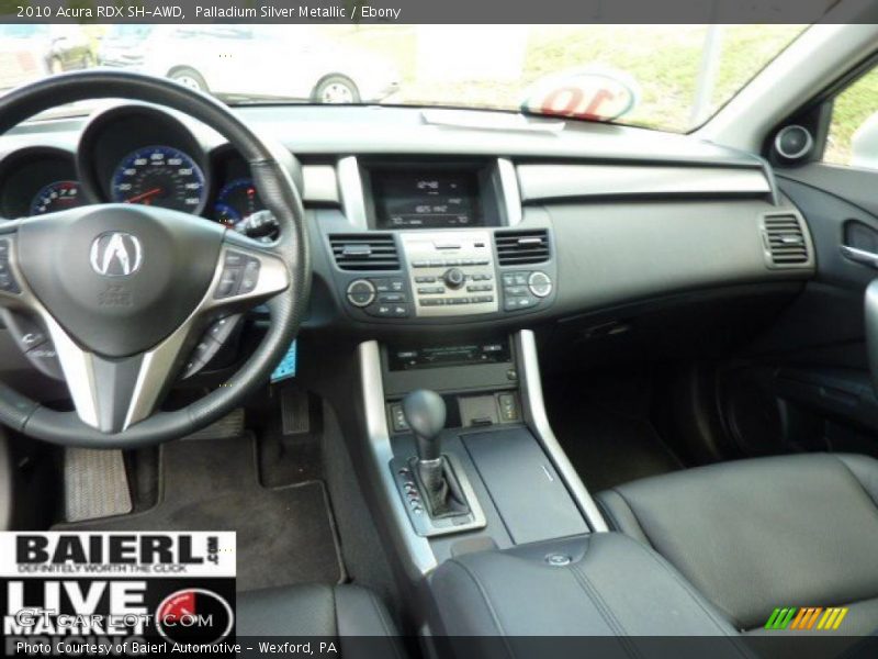 Palladium Silver Metallic / Ebony 2010 Acura RDX SH-AWD