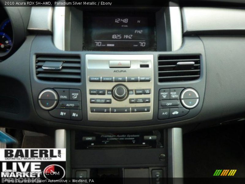 Palladium Silver Metallic / Ebony 2010 Acura RDX SH-AWD