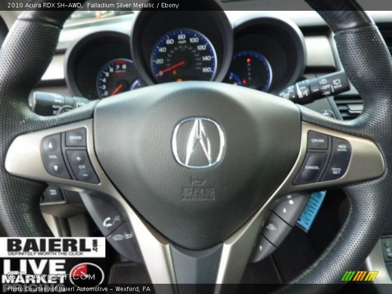 Palladium Silver Metallic / Ebony 2010 Acura RDX SH-AWD