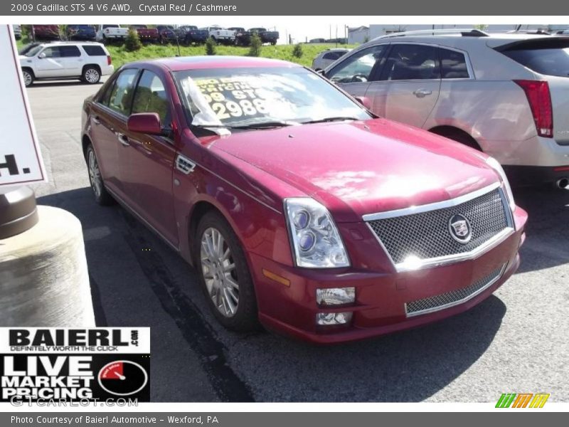 Crystal Red / Cashmere 2009 Cadillac STS 4 V6 AWD