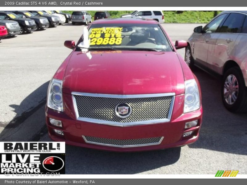 Crystal Red / Cashmere 2009 Cadillac STS 4 V6 AWD