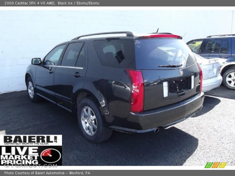 Black Ice / Ebony/Ebony 2009 Cadillac SRX 4 V6 AWD