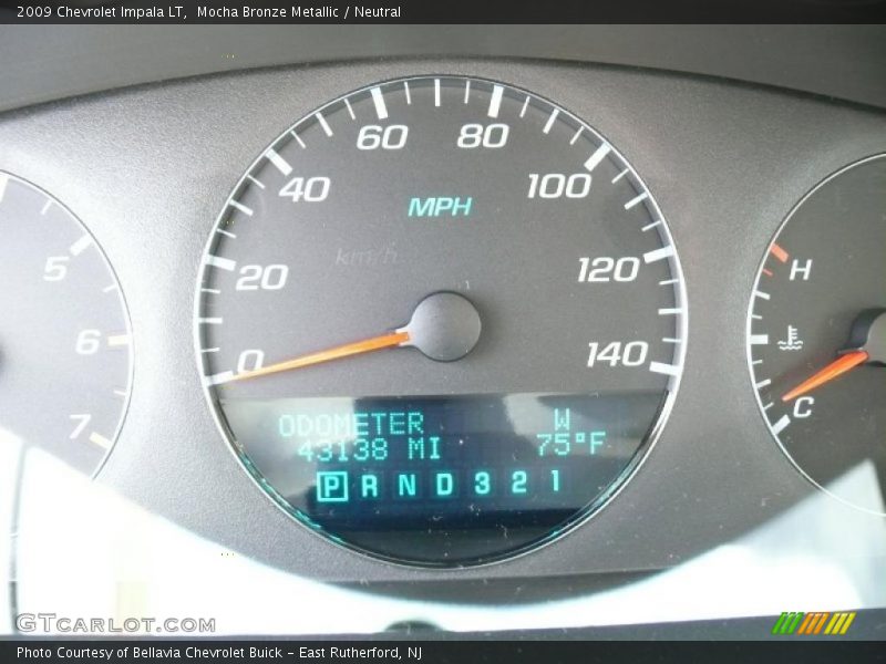 Mocha Bronze Metallic / Neutral 2009 Chevrolet Impala LT