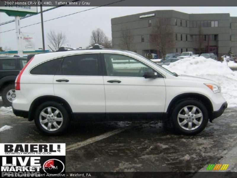 Taffeta White / Gray 2007 Honda CR-V EX 4WD