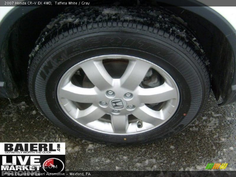 Taffeta White / Gray 2007 Honda CR-V EX 4WD