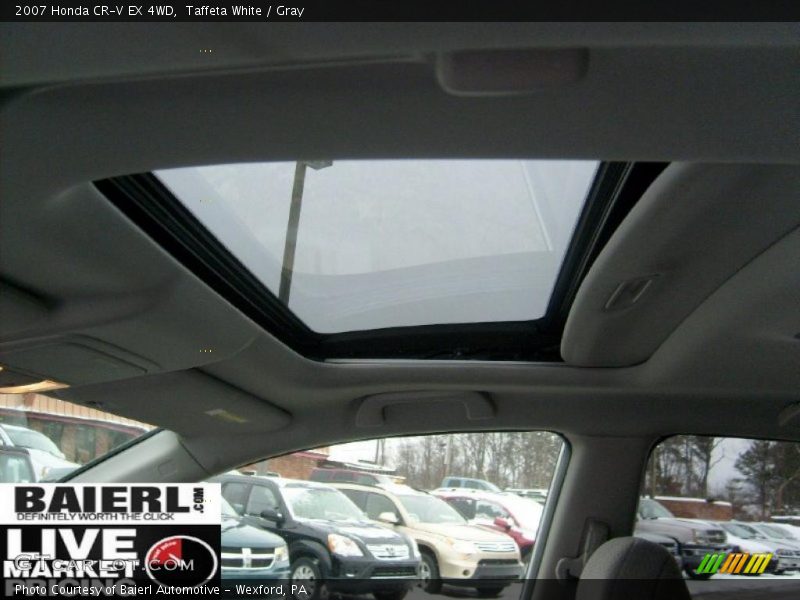 Taffeta White / Gray 2007 Honda CR-V EX 4WD