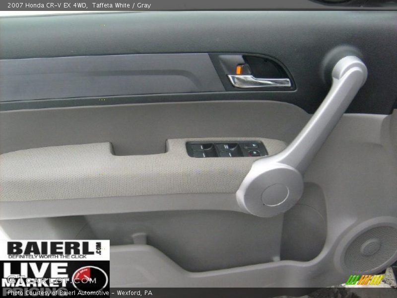 Taffeta White / Gray 2007 Honda CR-V EX 4WD