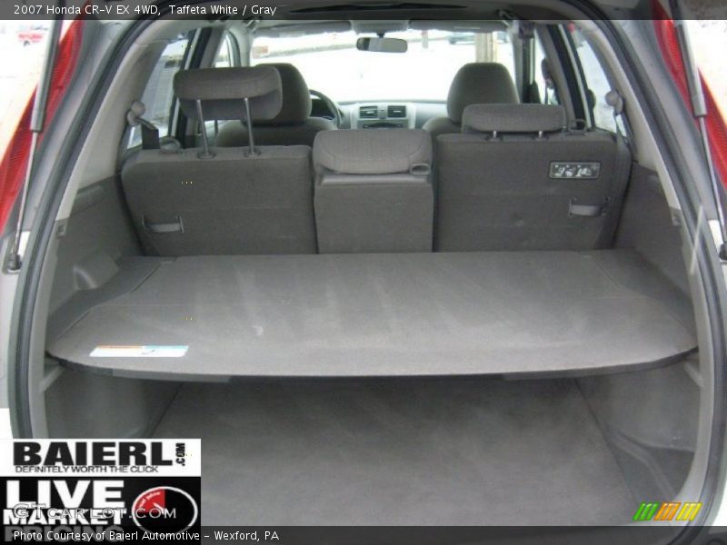 Taffeta White / Gray 2007 Honda CR-V EX 4WD