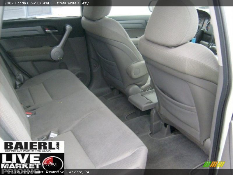Taffeta White / Gray 2007 Honda CR-V EX 4WD