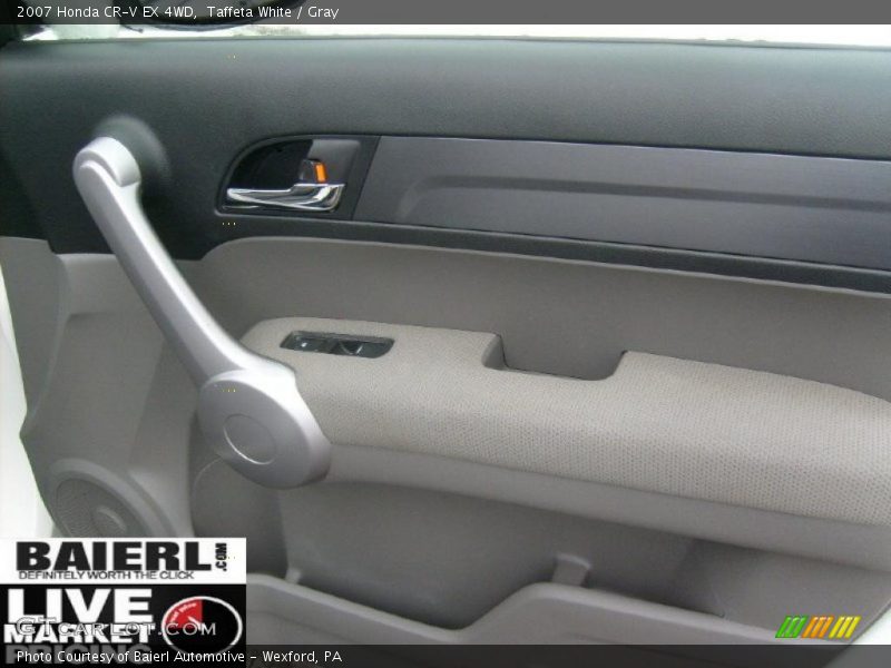 Taffeta White / Gray 2007 Honda CR-V EX 4WD