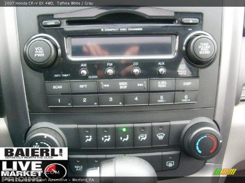 Taffeta White / Gray 2007 Honda CR-V EX 4WD