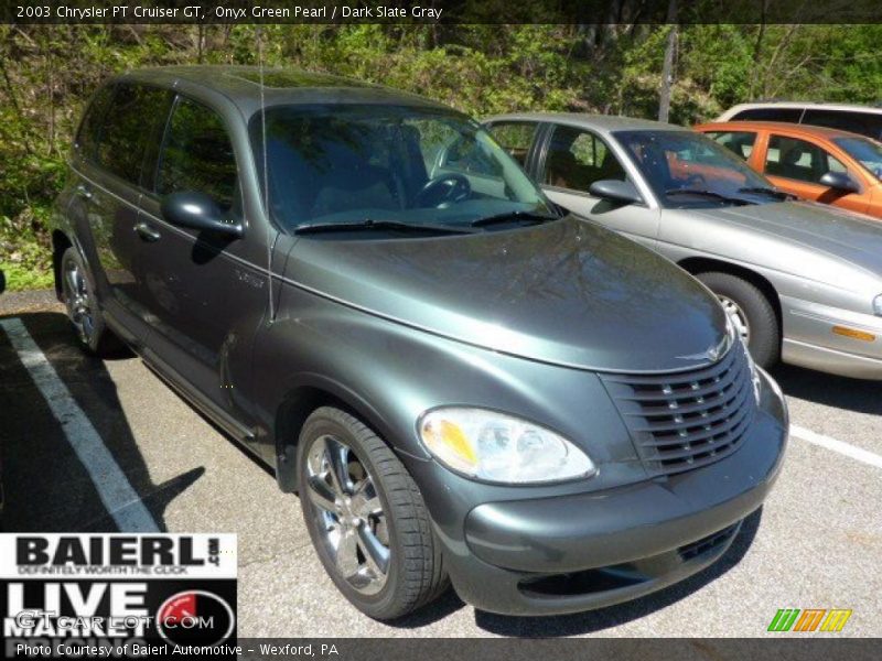 Onyx Green Pearl / Dark Slate Gray 2003 Chrysler PT Cruiser GT